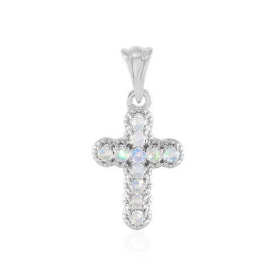Ciondolo in argento con Opale di Welo