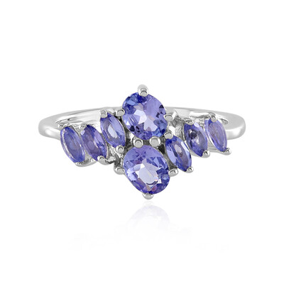 Anello in argento con Tanzanite