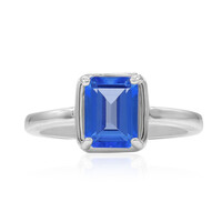 Anello in argento con Topazio Blu Indaco