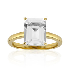 Anello in argento con Topazio Bianco