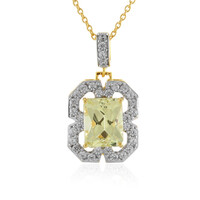 Collana in argento con Kunzite Canarino