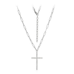 Collana in argento con Topazio Bianco