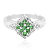 Anello in argento con Tsavorite