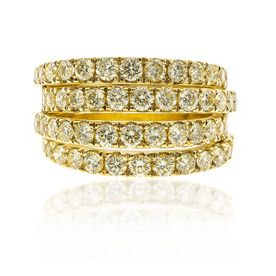 Anello in oro con Diamante Giallo SI2 (CIRARI)
