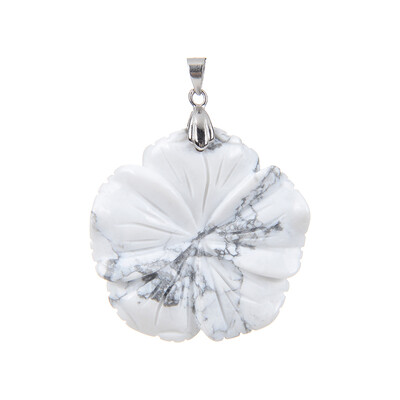 Ciondolo in argento con Magnesite