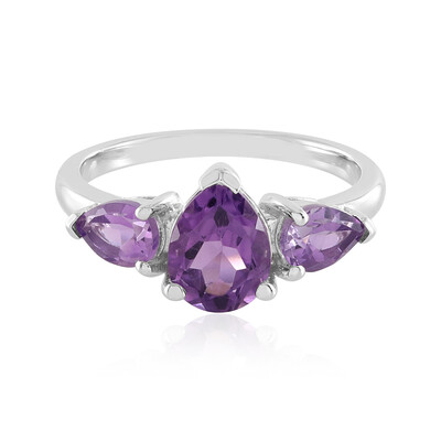 Anello in argento con Ametista