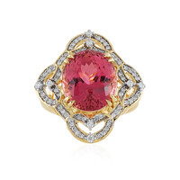 Anello in oro con Tormalina Neon del Congo (D'vyere)