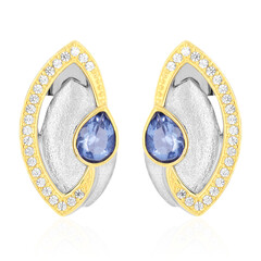 Orecchini in argento con Fluorite Cangiante
