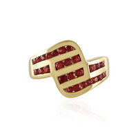 Anello in argento con Rubino Tanzania