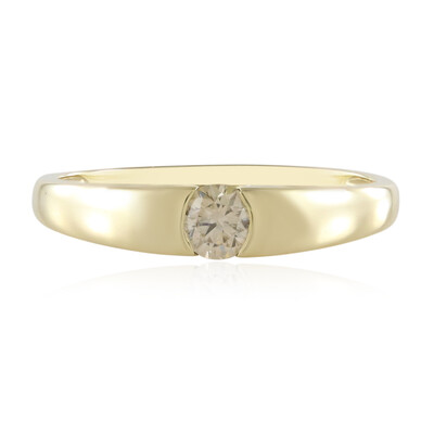 Anello in oro con Diamante Champagne VS1