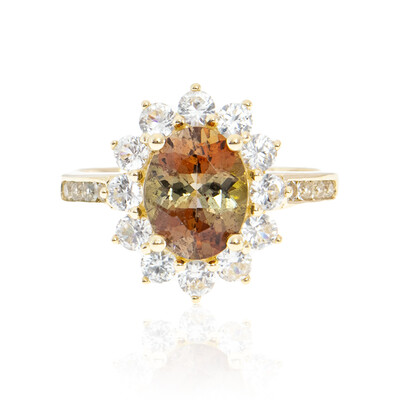 Anello in oro con Andalusite