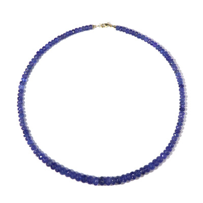 Collana in oro con Tanzanite