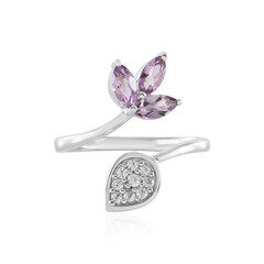 Anello in argento con Ametista Rose de France