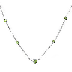 Collana in argento con Peridoto