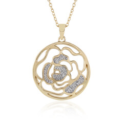 Collana in argento con Diamante I2 (J)