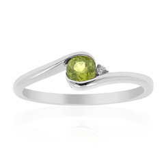 Anello in argento con Idocrasio