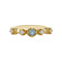 Anello in argento con Acquamarina Santa Maria