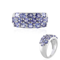 Anello in argento con Tanzanite