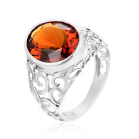 Anello in argento con Citrino Madeira