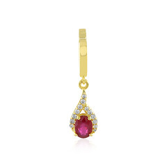 Ciondolo in argento con Rubino Bemainty