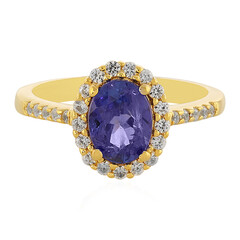 Anello in argento con Tanzanite