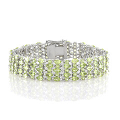 Bracciale in argento con Peridoto
