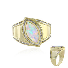 Anello in oro con Opale di Welo AAA (de Melo)