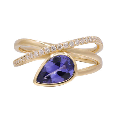 Anello in oro con Tanzanite AAA (CIRARI)
