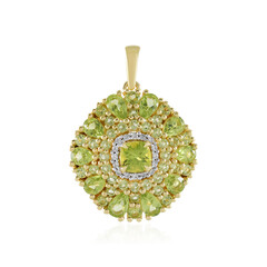 Ciondolo in argento con Peridoto