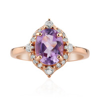 Anello in argento con Ametista