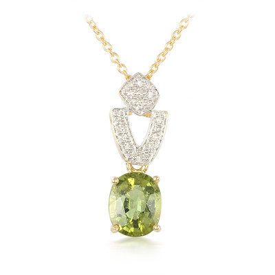 Collana in oro con Tormalina Paraíba (AMAYANI)
