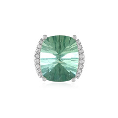 Ciondolo in argento con Fluorite Verde