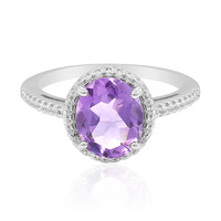 Anello in argento con Ametista