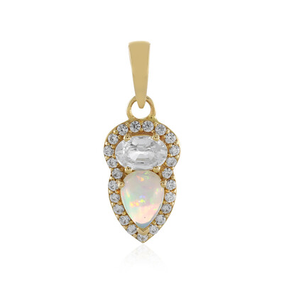 Ciondolo in oro con Opale di Welo (Adela Gold)