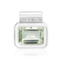 Ciondolo in argento con Ametista Verde