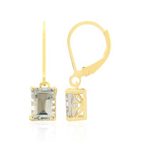 Orecchini in argento con Ametista Verde