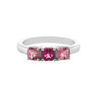 Anello in argento con Tormalina Neon della Nigeria