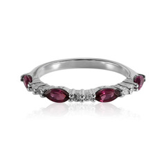 Anello in argento con Rodolite
