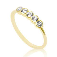 Anello in oro con Zircone