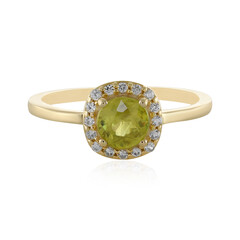 Anello in oro con Sfene