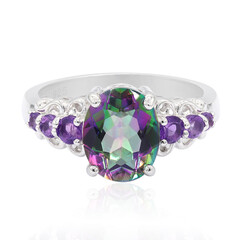 Anello in argento con Quarzo Mistico