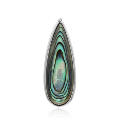 Ciondolo in argento con Conchiglia Abalone (MONOSONO COLLECTION)