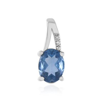 Ciondolo in argento con Fluorite Cangiante