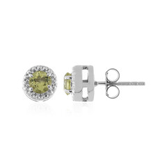 Orecchini in argento con Quarzo Limone