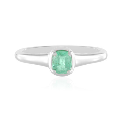 Anello in argento con Smeraldo Russo