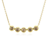 Collana in oro con Diamante Champagne PK