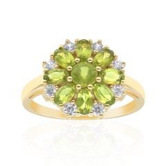 Anello in argento con Idocrasio
