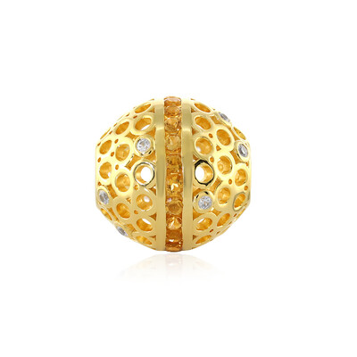 Ciondolo in argento con Citrino (MONOSONO COLLECTION)
