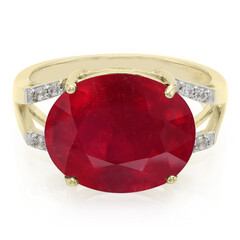 Anello in oro con Rubino del Madagascar