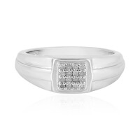 Anello in argento con Diamante PK (J)